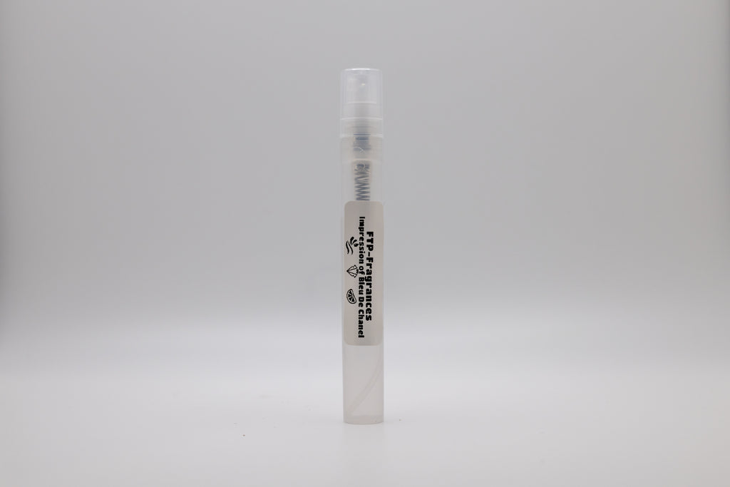 
FTP Sapphire Accord 5ml fragrance decant sample hand-decanted from Bleu de Chanel Parfum woody aromatic citrus masculine
