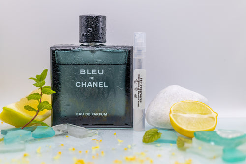 
FTP Sapphire Accord 5ml fragrance decant sample hand-decanted from Bleu de Chanel Parfum woody aromatic citrus masculine