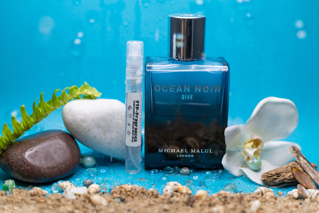 FTP Dark Meridian 5ml fragrance decant sample hand-decanted from Michael Malul London Ocean Noir Dive woody aquatic masculine