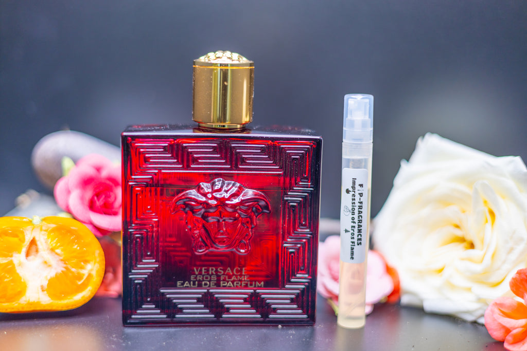 FTP Crimson Edge 5ml fragrance decant sample hand-decanted from Versace Eros Flame bold spicy woody masculine fragrance