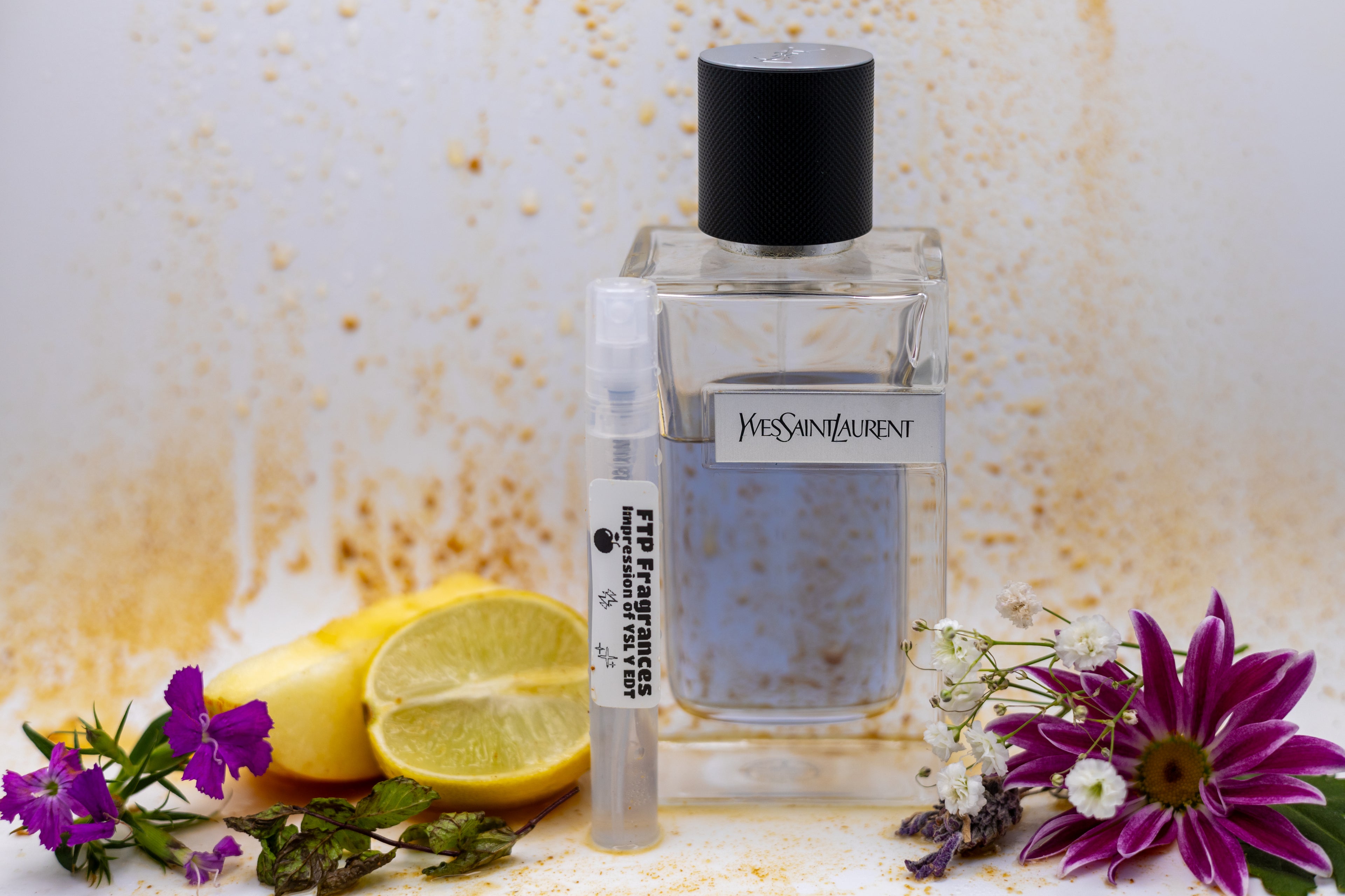 FTP Urban Fresh 5ml fragrance decant sample hand-decanted from YSL Y EDT fresh aquatic bergamot sage masculine cologne